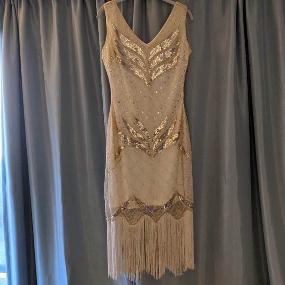 Unique Vintage Dresses & Skirts - UNIQUE VINTAGE FLAPPER DRESS - NEW!